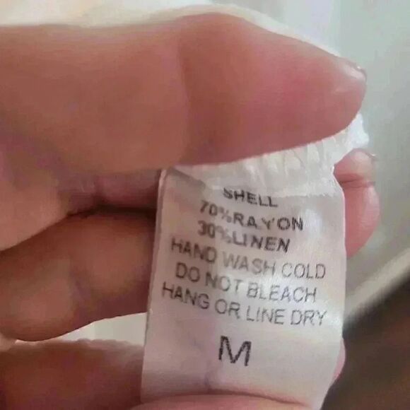 Orange Creek Women's White Rayon/Linen w Colorful Floral Embroidered Tunic Dress - Picture 13 of 13